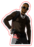 Favour Abel Anime Sticker