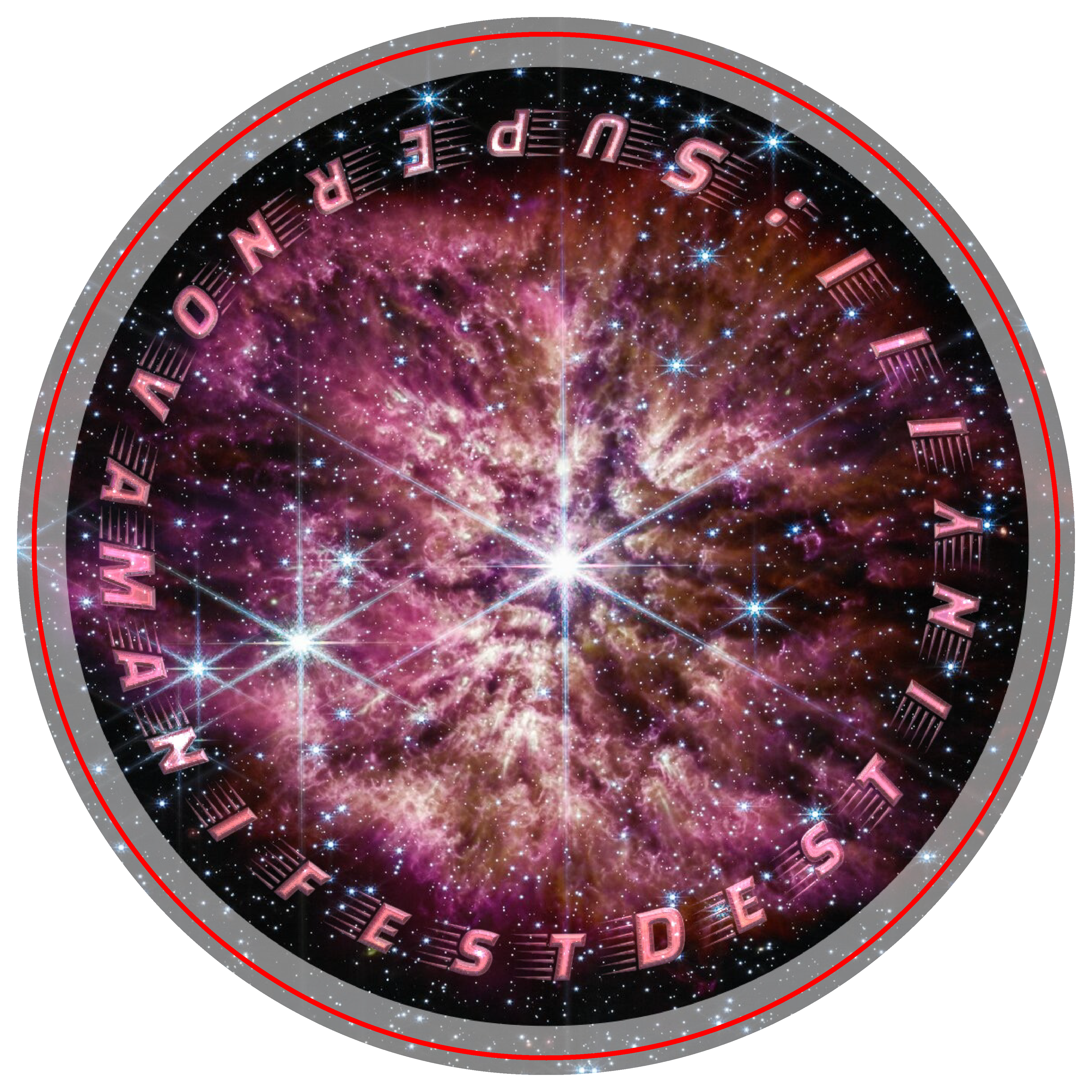 Manifest Destiny Supernova Sticker